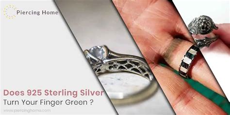 sterling silver fingers turning green